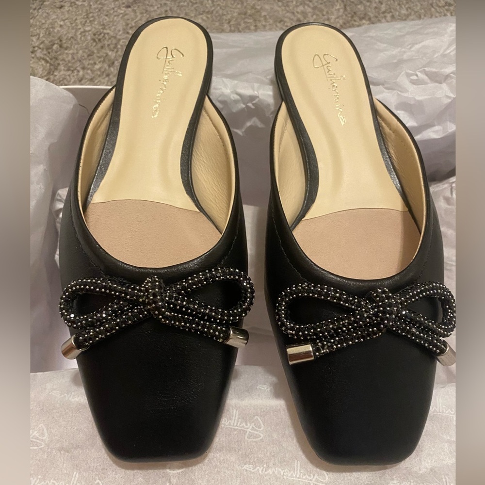 NIB GUILHERMINA BALLET MULES